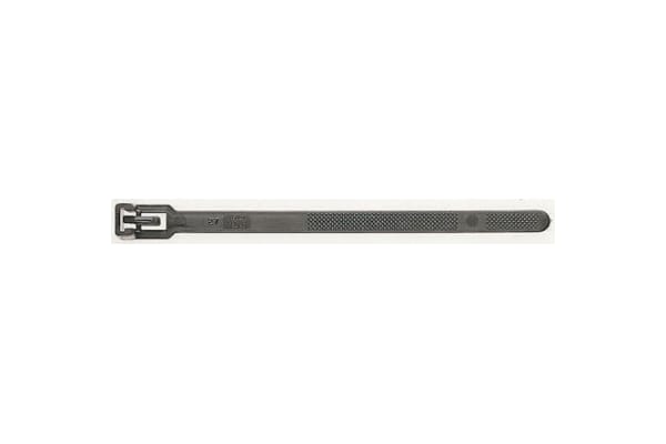 Product image for Black Releasable Cable Tie, 770x8.9mm