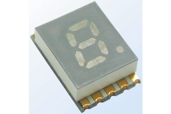 Product image for ORANGE SINGLE 0.56IN SMD CA KCSA56-106