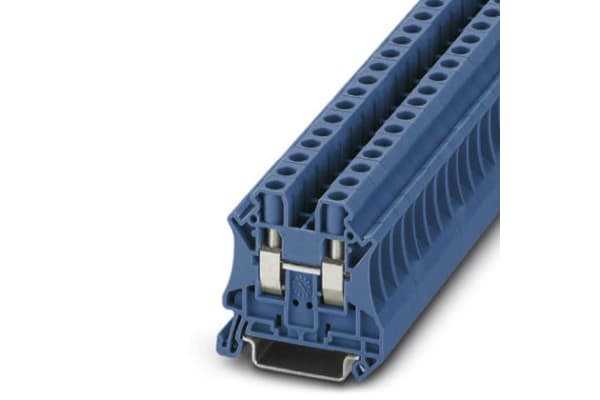 Product image for Din rail terminal block,UT6,blue