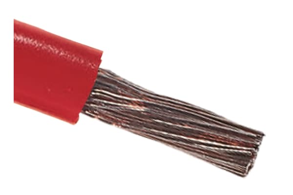 Product image for Red tri-rated cable 16.0 mmsq CSA