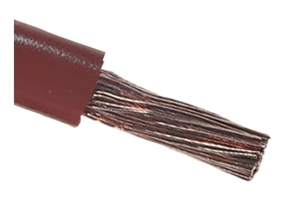 Product image for Brown tri-rated cable 16.0 mmsq CSA