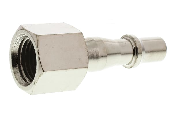 Product image for RS PRO Pneumatic Quick Connect Coupling Brass 1/4 in Threaded