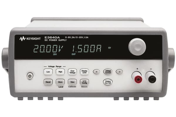 Product image for Keysight Technologies Bench Power Supply, , 49W, 1 Output , , 0 → 60V, 1.4 A, 800 mA