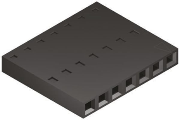 Product image for Molex, SL Female Connector Housing, 2.54mm Pitch, 8 Way, 1 Row