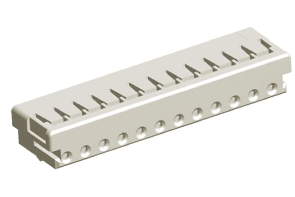 Product image for Receptacle housing, 2mm, 12 way, CT