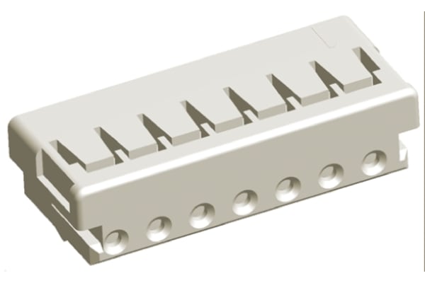 Product image for Receptacle housing, 2mm, 7 way, CT