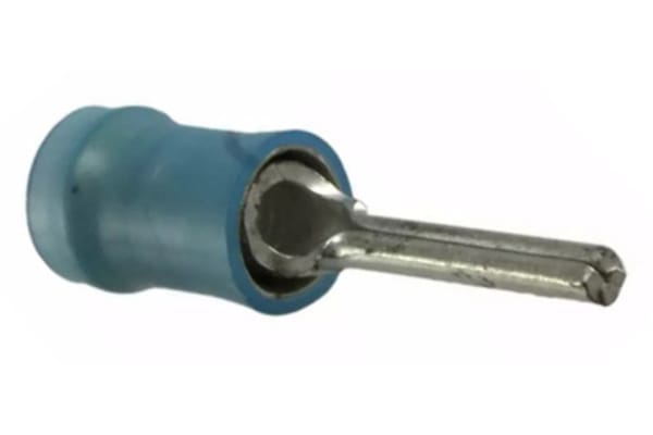 Product image for WIRE PIN TERMINAL, PIDG, BLUE, AWG 17-13