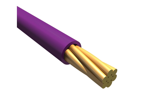 Product image for EcoWire 28AWG 600V UL11028 Violet 30m