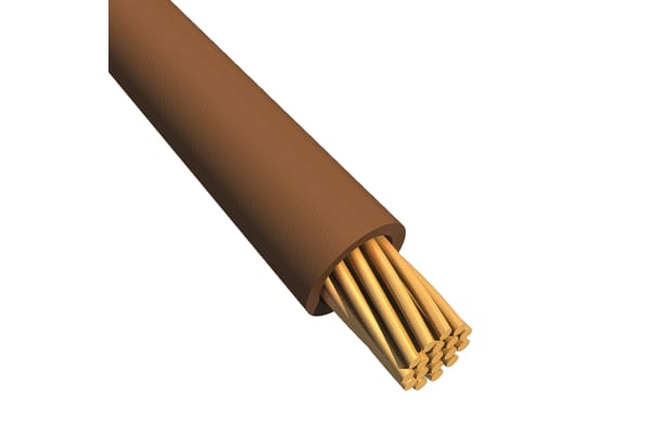 Product image for EcoWire 18AWG 600V UL11028 Brown 30m