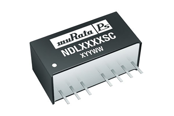 Product image for DC/DC converter,18-36Vin,15Vout 134mA 2W