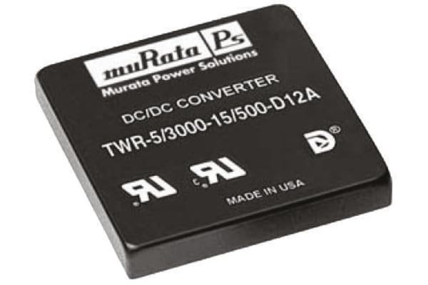 Product image for DC/DC converter,9-36Vin,5V/+-15Vo 3/0.5A