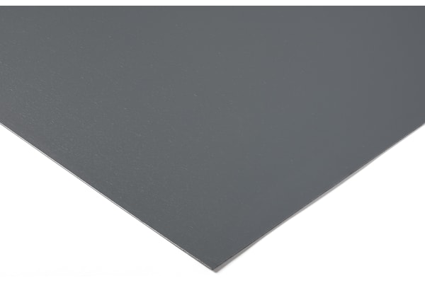 Product image for Grey PVC sheet stock,1000x1000x4.5mm