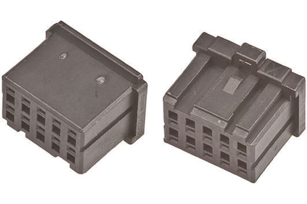 Product image for Housing 6 way 2 row Rec 2.5mm Y key D-1