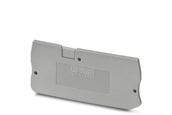 Product image for 4mm Twin Terminal End Cover