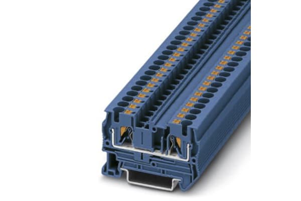 Product image for 4 mm Feed through Terminal-Blue