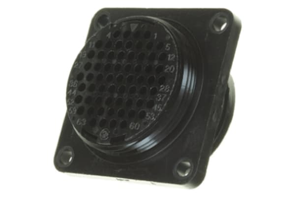 Product image for Receptacle sq flange size 23, 63 way CPC