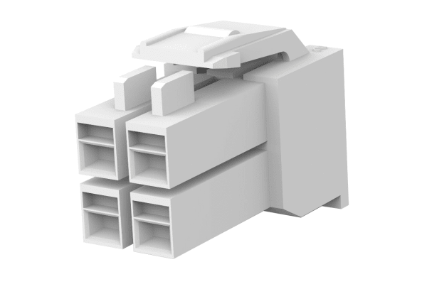 Product image for Housing Receptacle 4 way Rcpt U-P