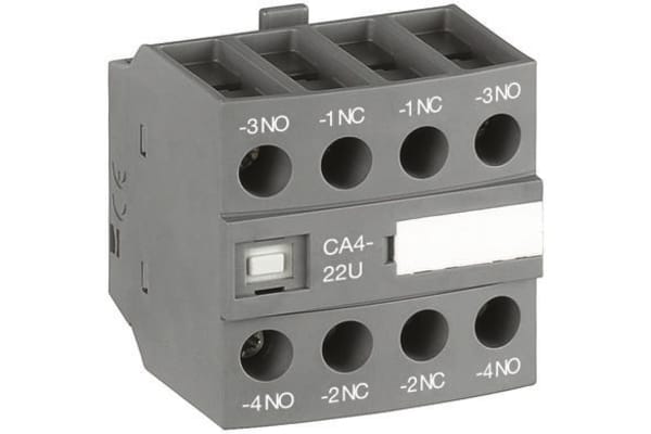 Product image for Auxiliary Contact Block, 4 Pole