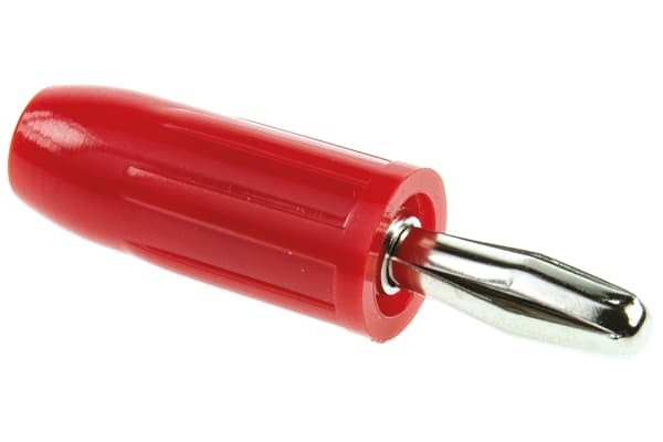 Product image for BANANA PLUG, 15 A, RED