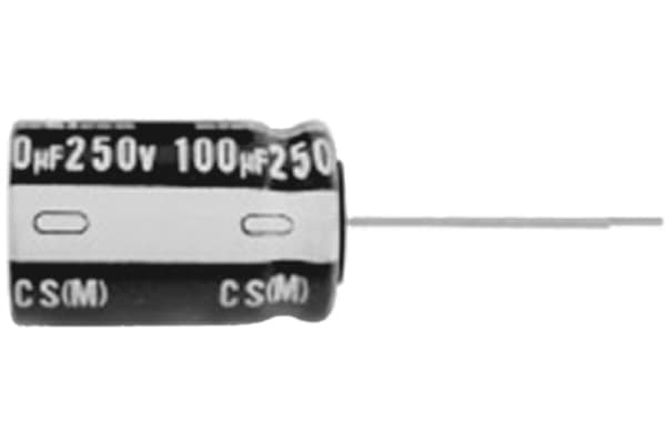 Product image for AL CAP RADIAL CS SERIES 160V 10UF