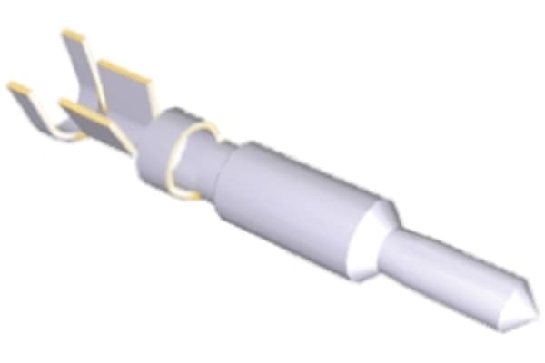 Product image for TE Connectivity, Universal MATE-N-LOK Male Crimp Terminal Contact 18AWG 350706-7