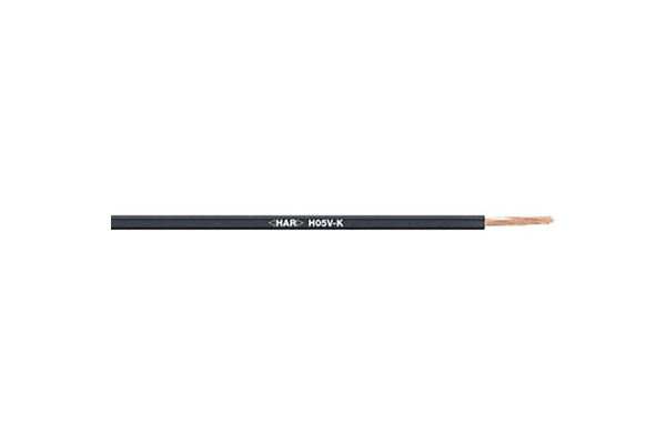 Product image for H05 V-K Single core Black 1.0mm