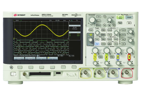 Product image for Keysight Technologies DSOX2012A Bench Digital Storage Oscilloscope, 100MHz, 2 Channels