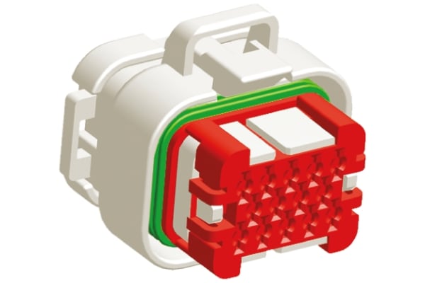 Product image for AMPSEAL 14 way plug housing, natural