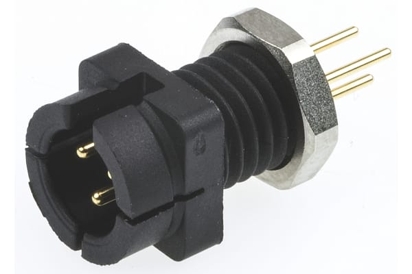 Product image for Socket rear fastened dip solder 3-way M