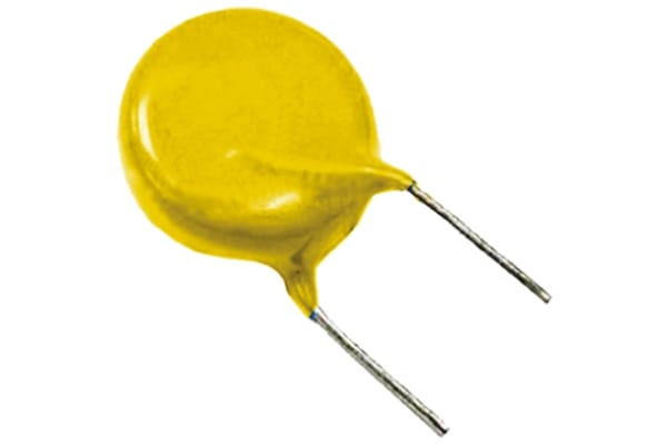 Product image for Vishay Single Layer Ceramic Capacitor SLCC 2.2nF 500V ac ±20% Y5U Dielectric VY1 Series Series Through Hole