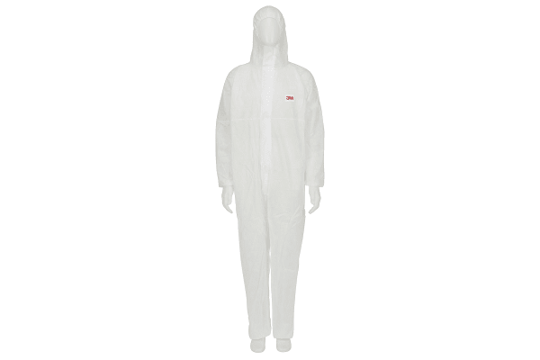 Product image for 3M 4500 White Protective Coverall, L