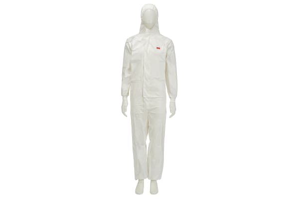 Product image for 3M 4545 White Protective Coverall, XL