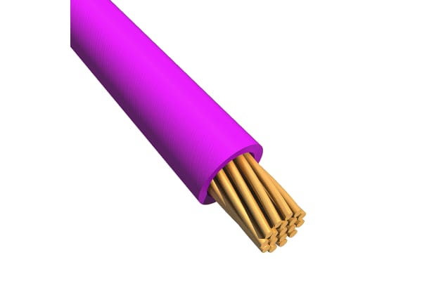 Product image for ECOWIRE 22AWG 600V UL11028 VIOLET 305M