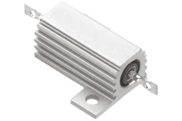 Product image for TE Connectivity THS50 Series Aluminium Housed Solder Lug Wire Wound Panel Mount Resistor, 150mΩ ±5% 50W