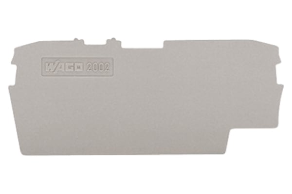 Product image for Wago, 2002 End & Intermediate Plate for Terminal Block