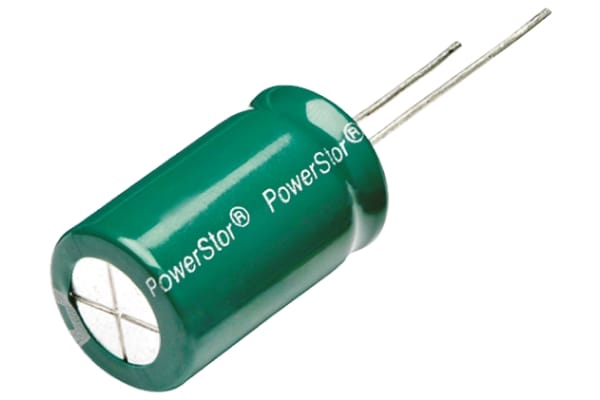 Product image for SUPERCAPACITOR HV 15F 2.7V 0.03 OHM