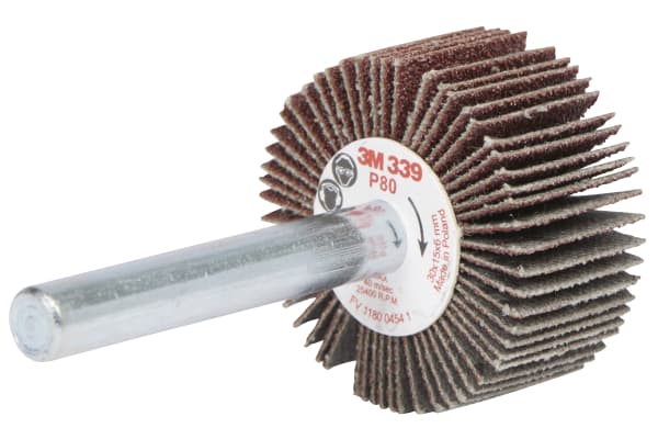 Product image for Abrasive flap wheel  30x15x6mm P80