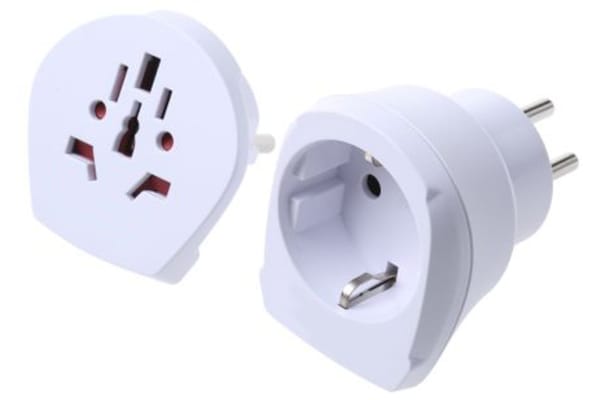 Product image for WORLD TO EURO & ISRAEL ADAPTER PLUG