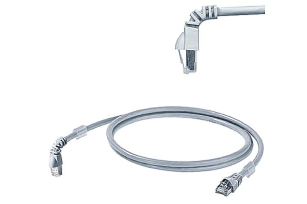 Product image for CAT6 270DEG ANGLED PATCH CABLE LSZH 1.5M