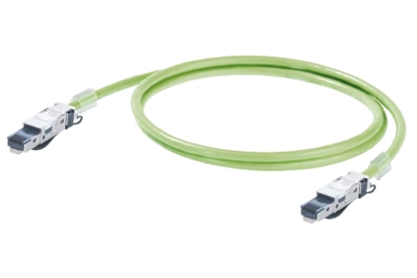 Product image for RJ45 IP20 PROFINET PATCH CABLE 2M