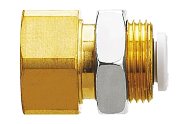 Product image for Bulkhead Connector 5/32 to 1/4