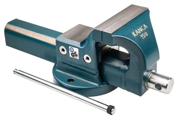 Product image for RS PRO Bench Vice x 100mm 150mm x 190mm, 18.5kg