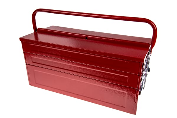 1-79-218 Stanley, Stanley One Touch 2 drawers Plastic Tool Box, 600 x 255  x 600mm, 790-4794