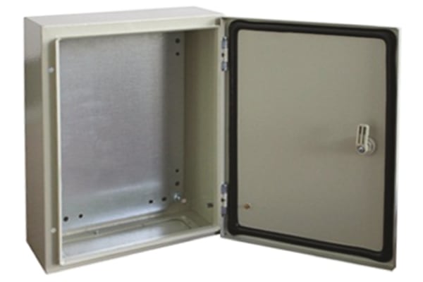 Product image for RS PRO Steel Wall Box, IP66, 150mm x 300 mm x 250 mm