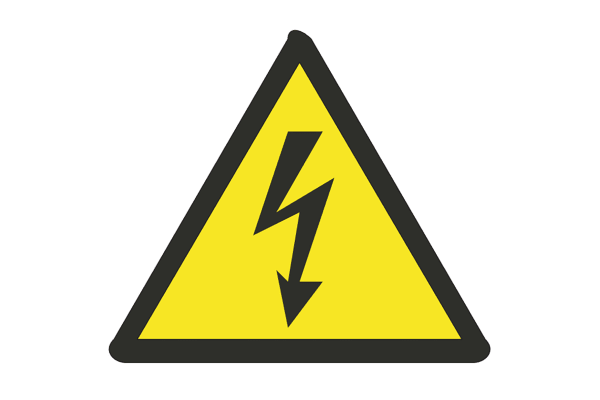 Product image for Electric Flash Symbol, 25x25mm