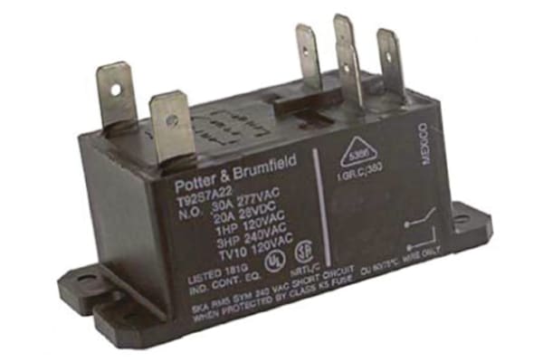 Product image for Relay,E-Mech,Power,DPST-NO,Cur-Rtg30A