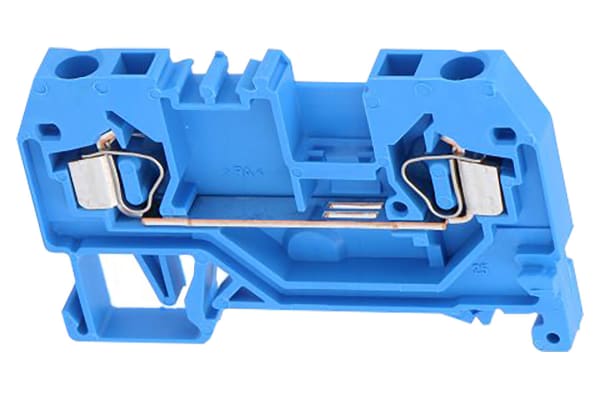 Product image for 2 conductor terminal block 24A blue