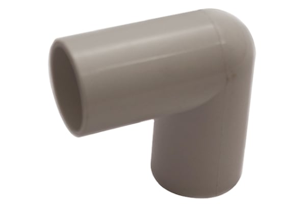 Product image for PVC-U WHITE 90DEG BEND,21.5MM