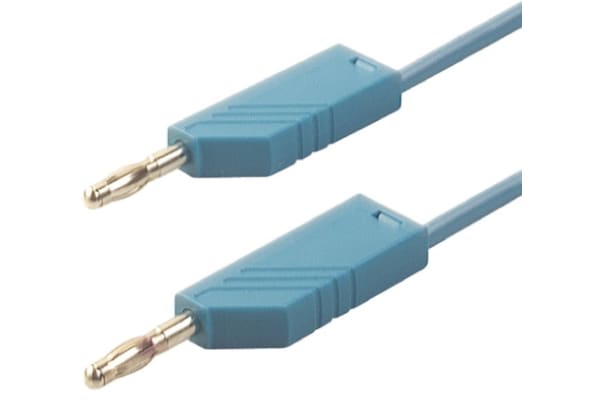 Product image for 4mm test lead,200cm,blue,32A,60VDC