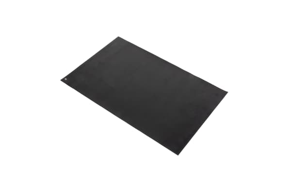 Product image for Black ESD Floor Mat 1.2m x 0.6m x 3mm